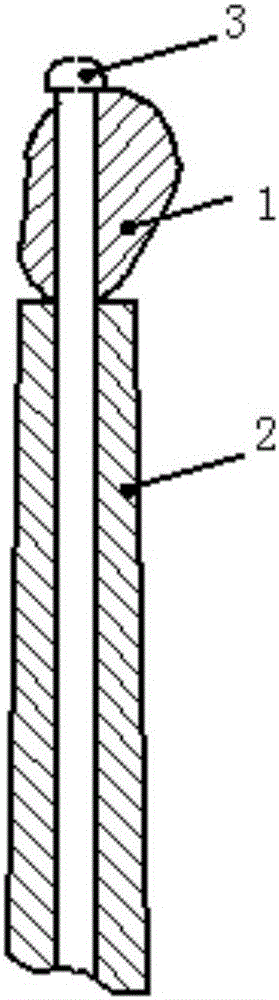 Method and device for fixing salt core for piston casting