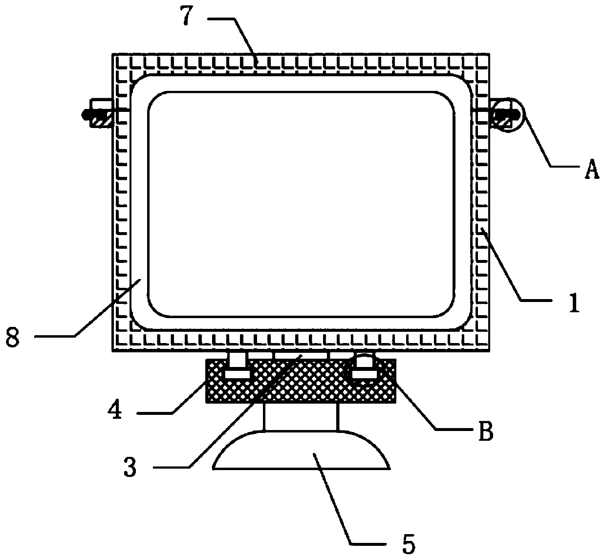 Automatic avoidance monitoring system for subway construction road section