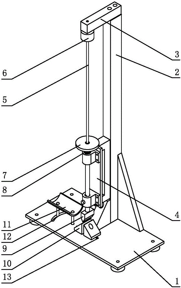 Experimental device for generating standard bone injury