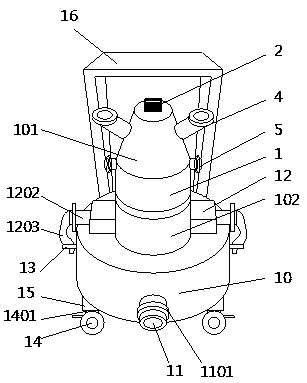 Sand blasting device capable of realizing uniform sand blasting