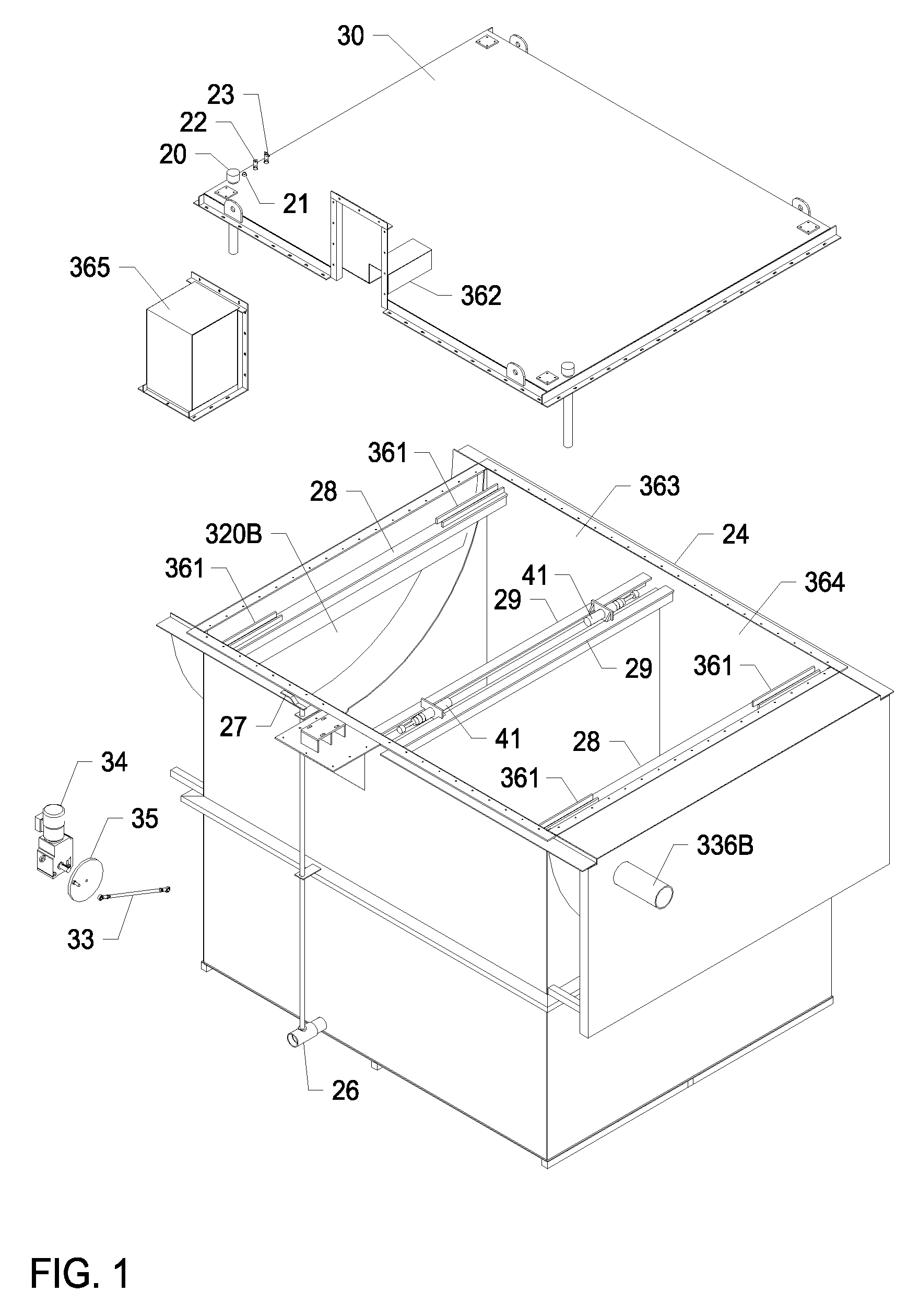 Reciprocating biological contactor and method of use