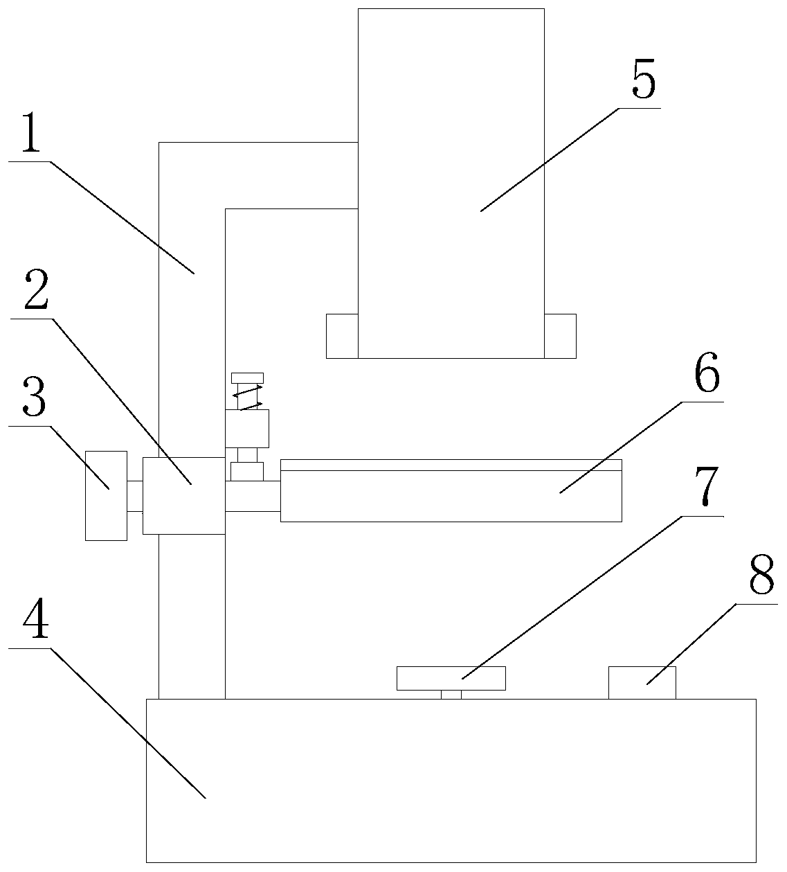 Stable type chip detection system capable of facilitating chip pickup