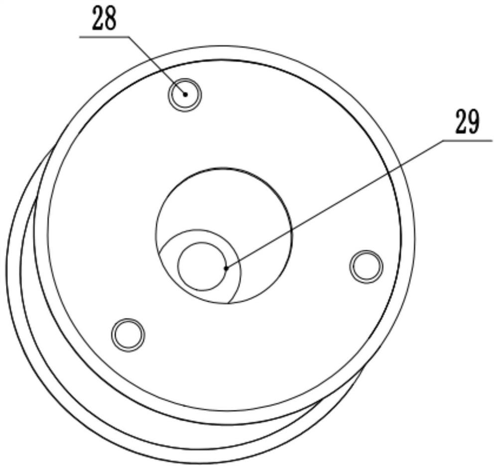 Handheld dust-free drilling device for plate processing