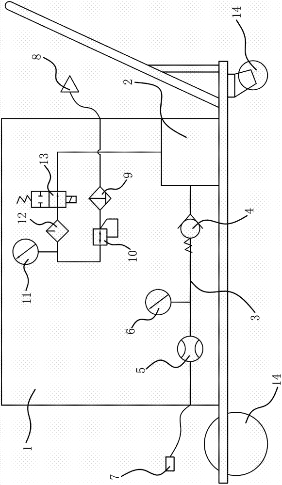 Liquid filling device