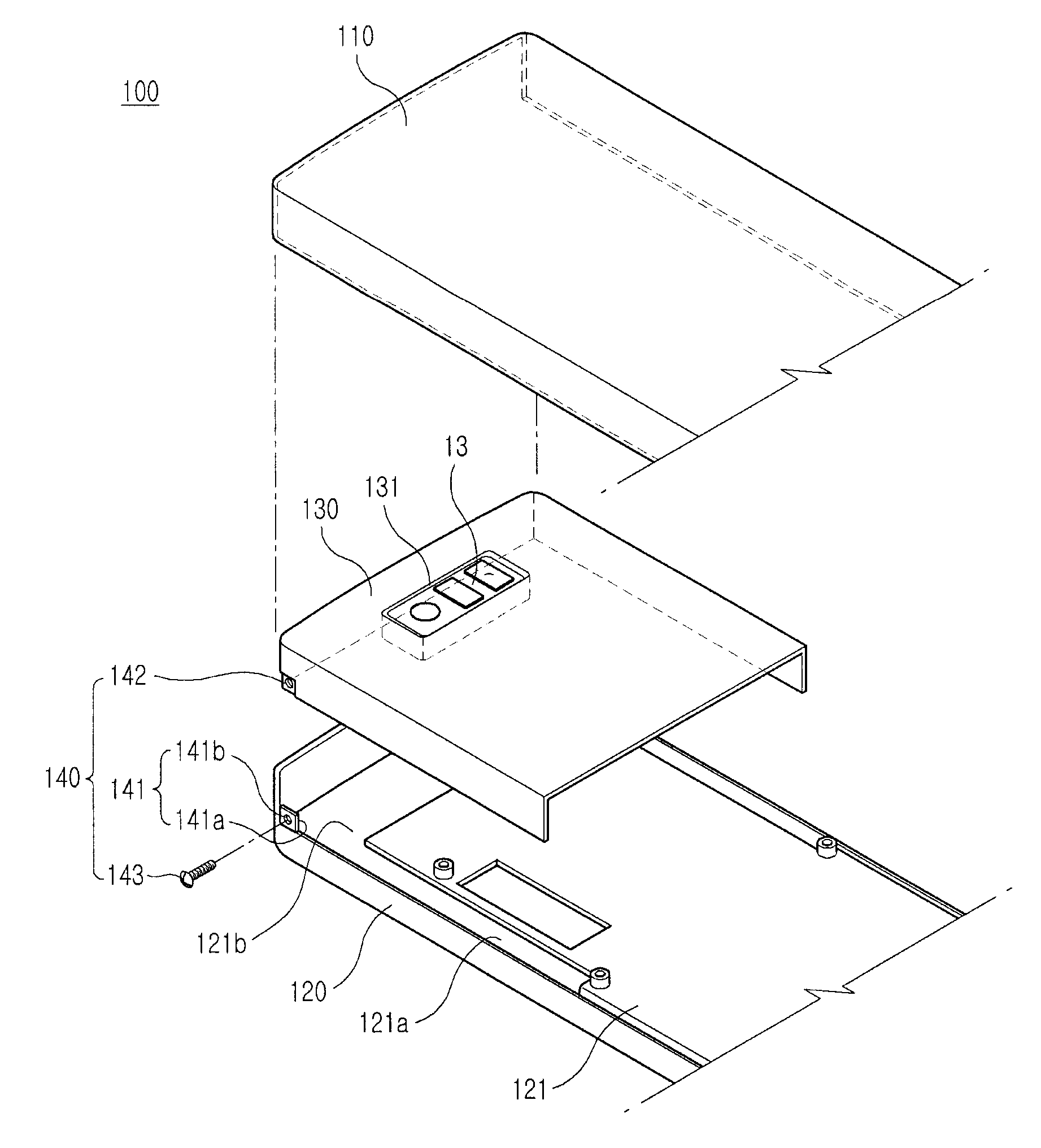 Sliding-type portable terminal