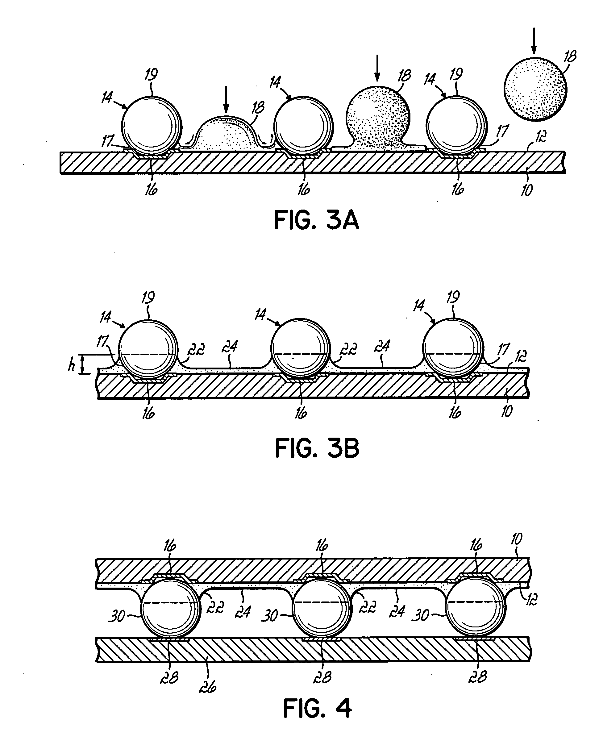 Method for preapplying a viscous material to strengthen solder connections in microelectronic packaging and microelectronic packages formed thereby