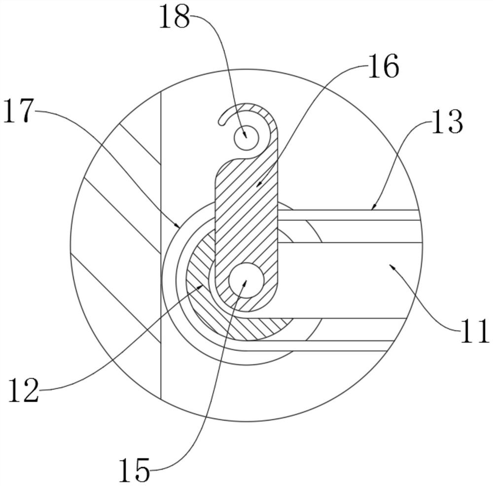 Municipal engineering drainage pipeline opening device