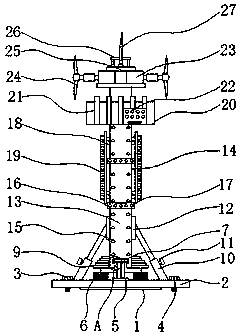 Anti-static communication tower for mobile Internet 5G communication