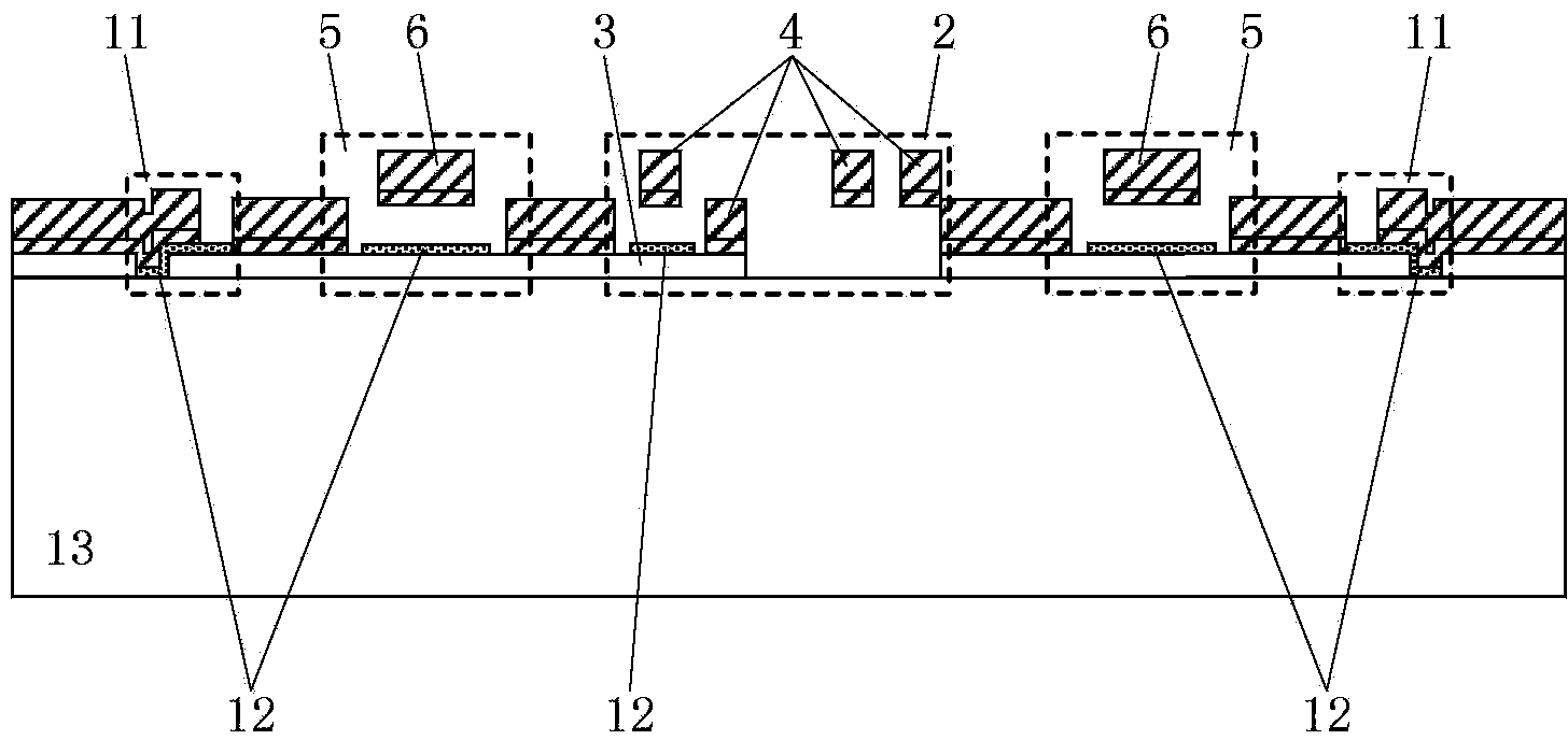 Micro-mechanical cantilever beam type pi type continuous reconfigurable microwave band-pass filter