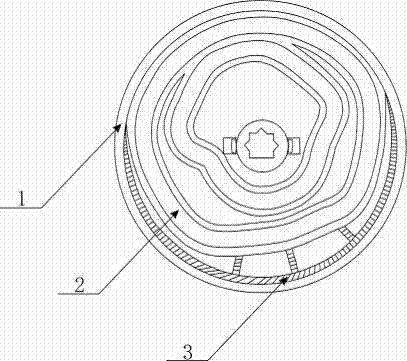 Anti-deforming structure of cam plate