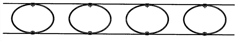 Annular spring elastic cushion and manufacturing method thereof