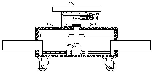 Instrument conveying device for anesthesiology department clinics