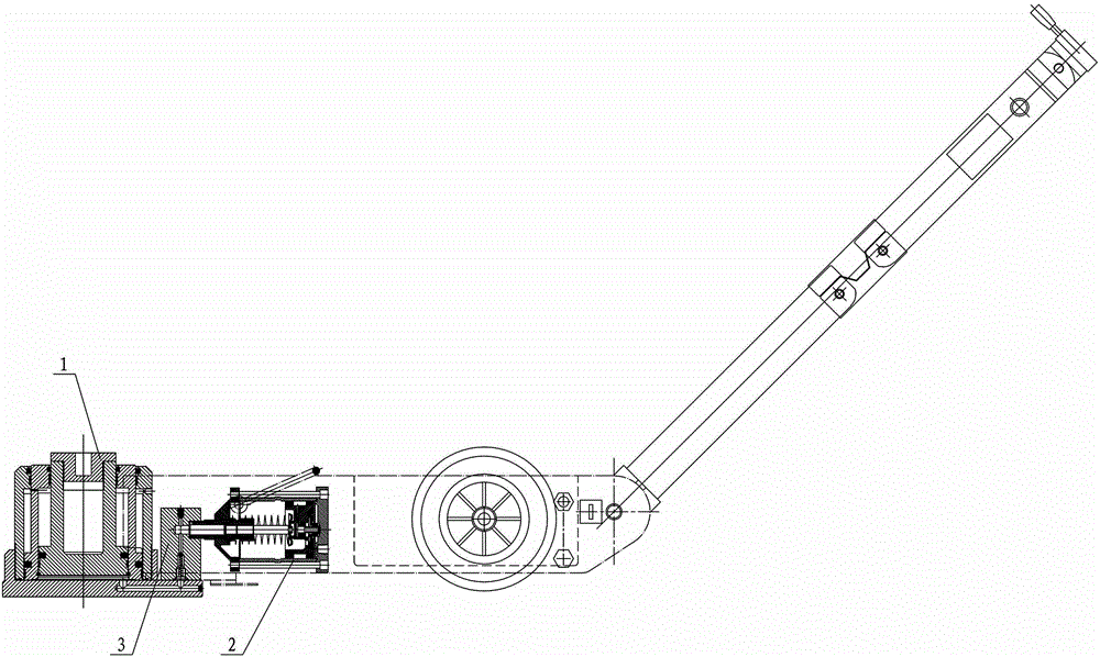 Pneumatic hydraulic jack