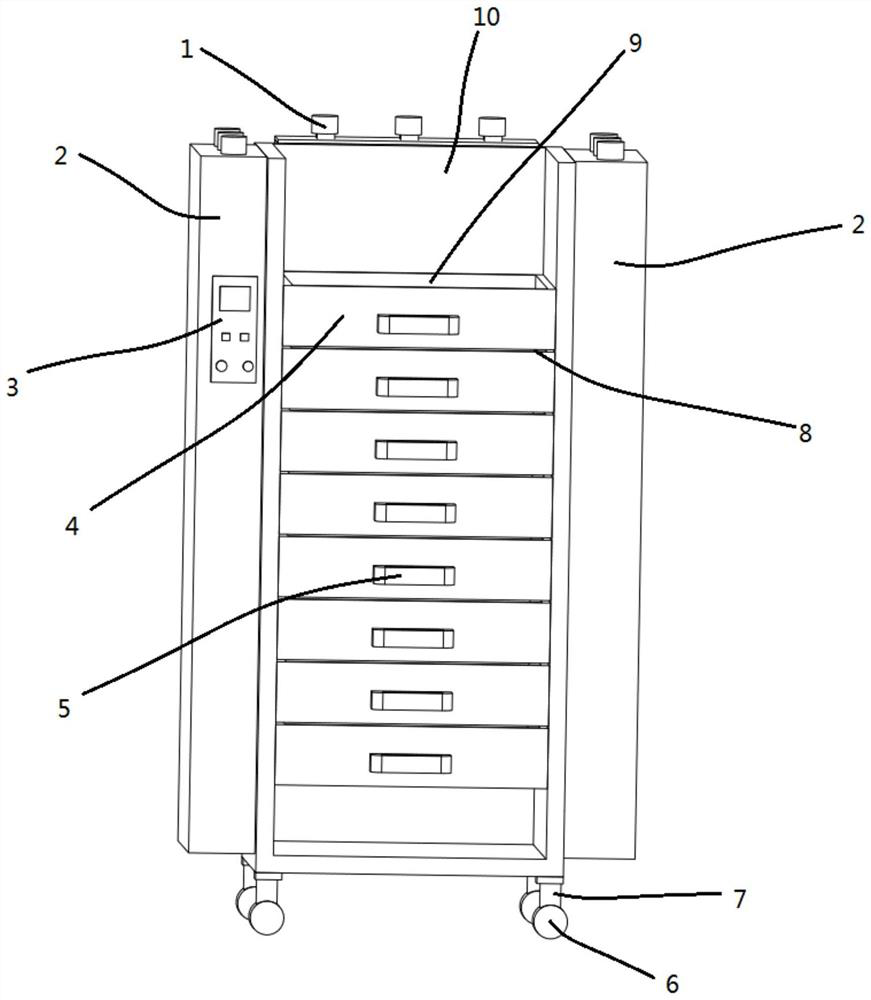 Natural enemy insect acute toxicity test exposure device