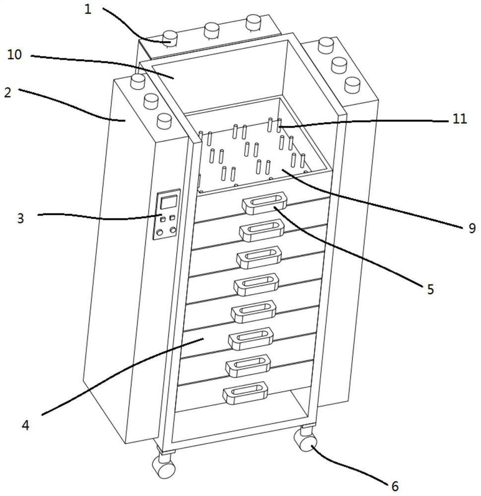 Natural enemy insect acute toxicity test exposure device