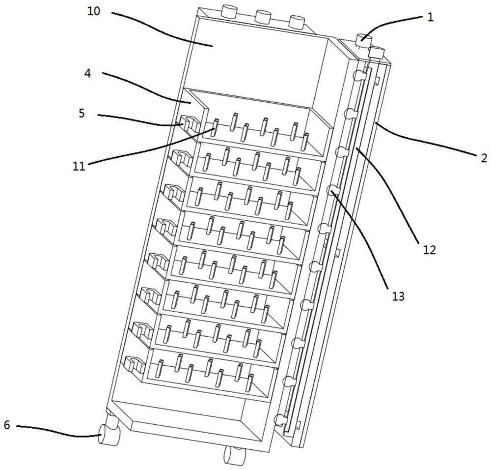 Natural enemy insect acute toxicity test exposure device