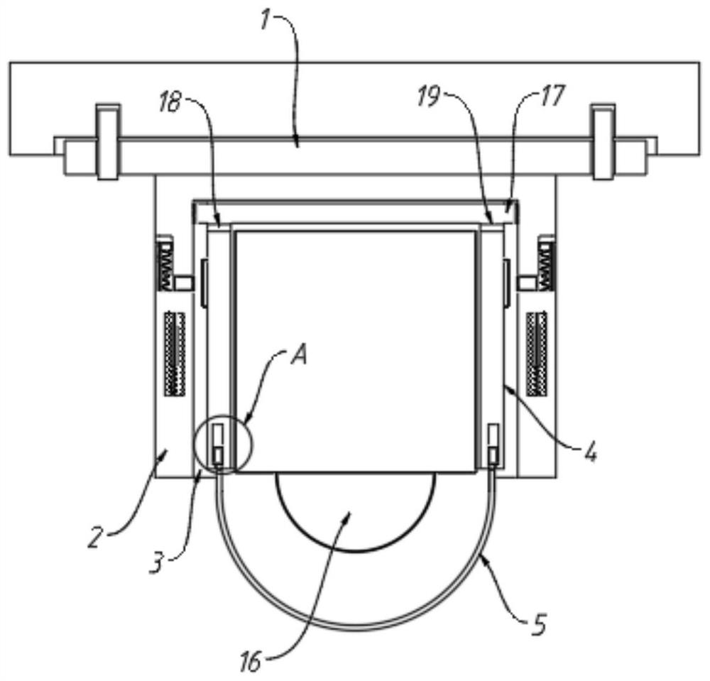 Automobile trunk camera assembly assembling device