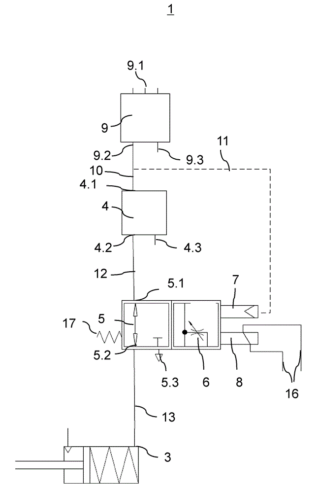 Electric parking brake for a vehicle