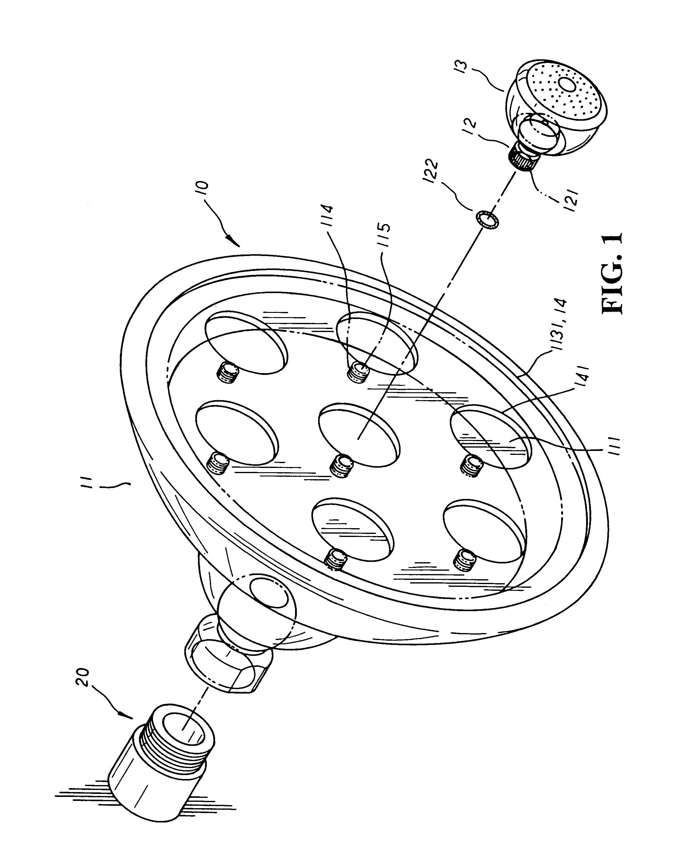 Shower head structure