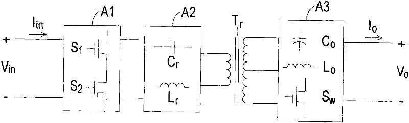 Multiphase switch power supply switching circuit