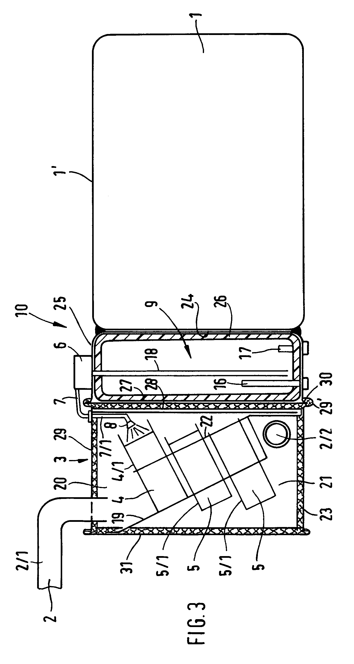 Motor vehicle having special arrangement of fuel tank, preliminary muffler and reduction agent tank