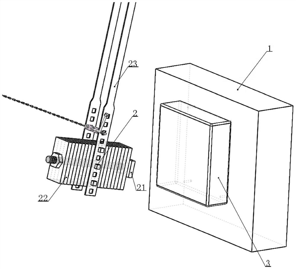 Method for testing and evaluating energy consumption performance of steel-composite material anti-collision facility structure