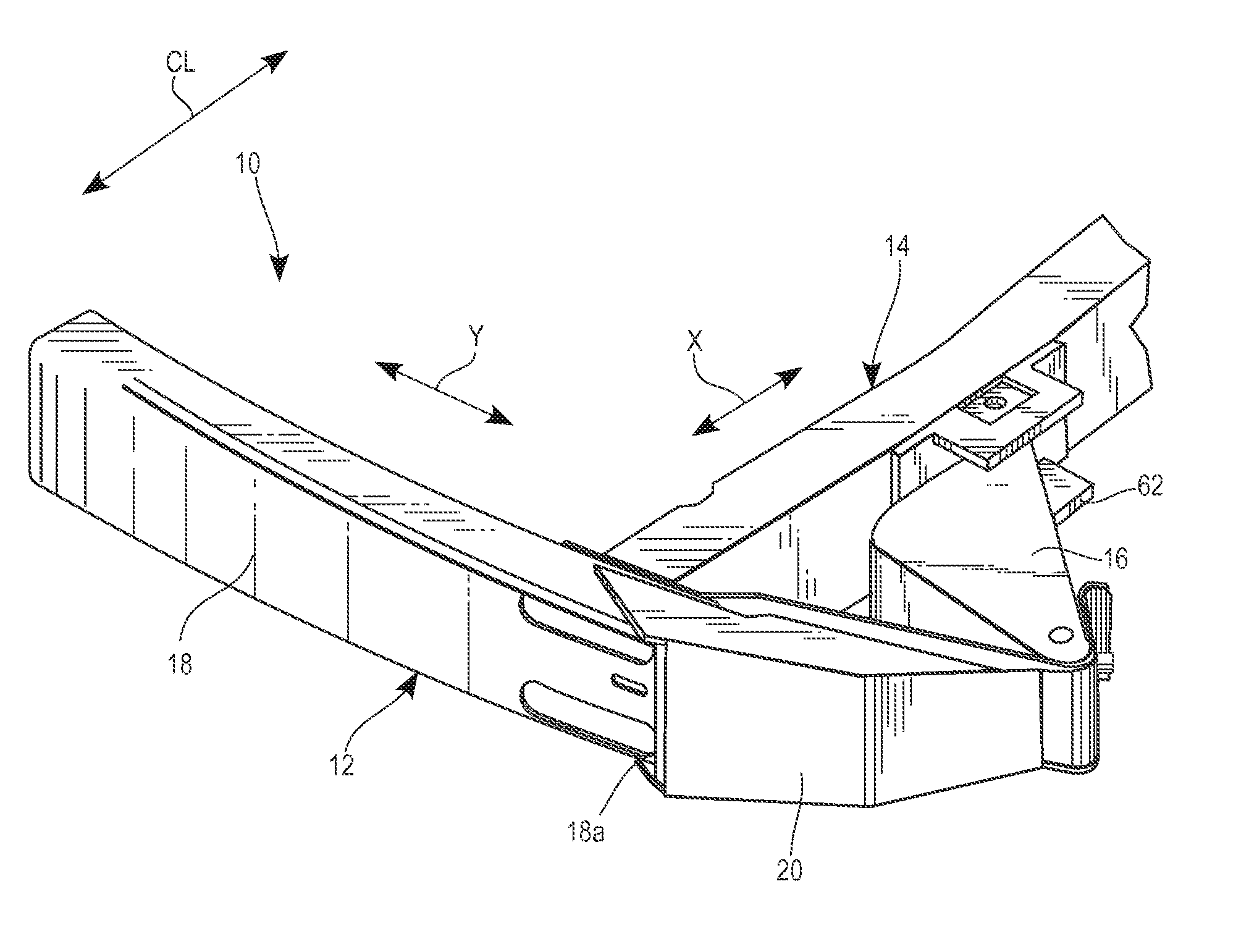 Small overlap frontal impact counter-measure