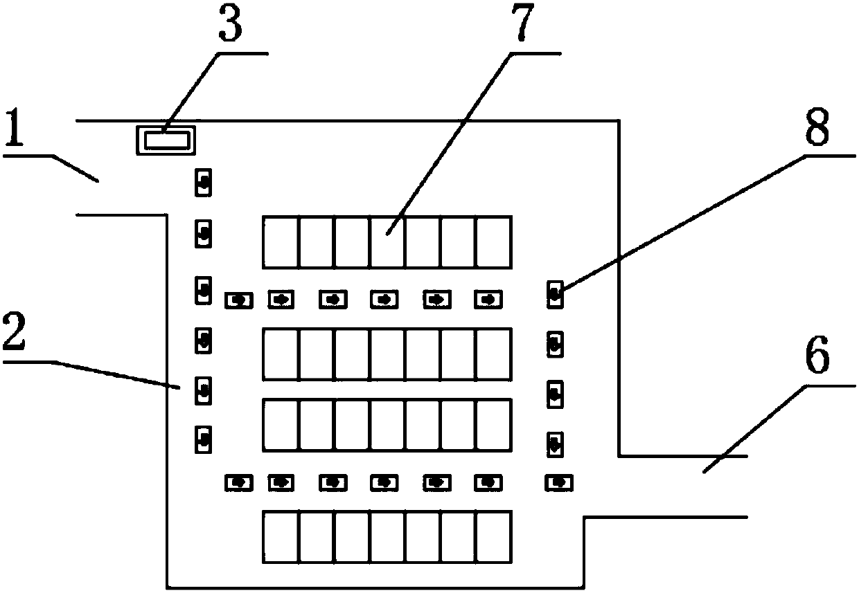 Intelligent parking equipment guiding system and application method of the same