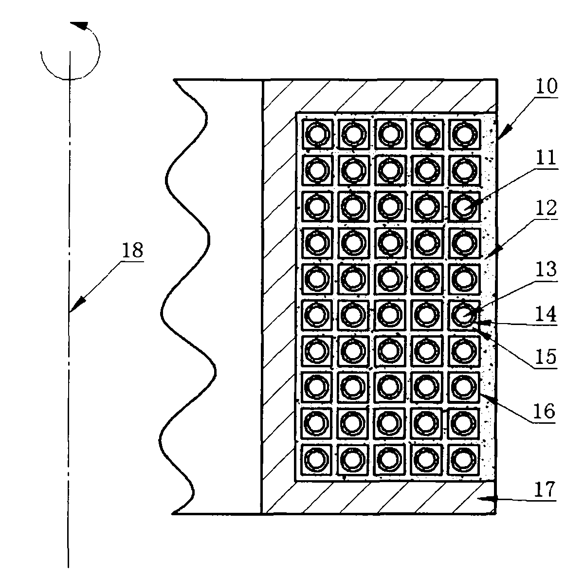 Fiber optic gyro coil wound by square section preformed fibers