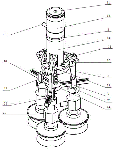 Vacuum chuck manipulator paw