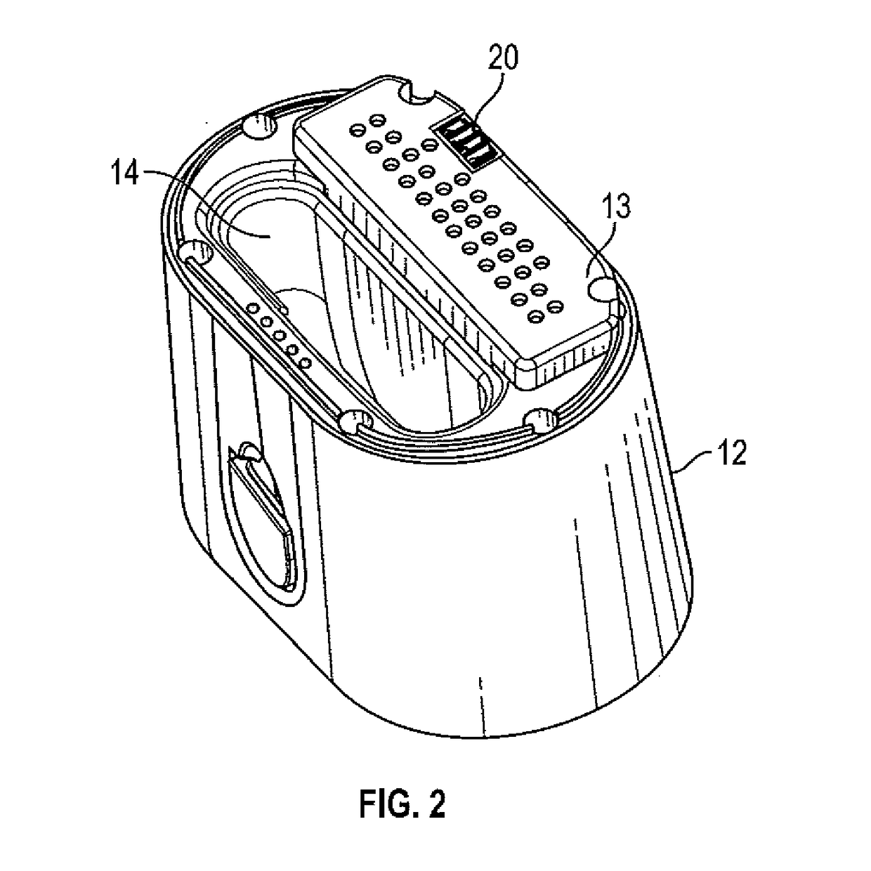 Portable thermal insect repellent system