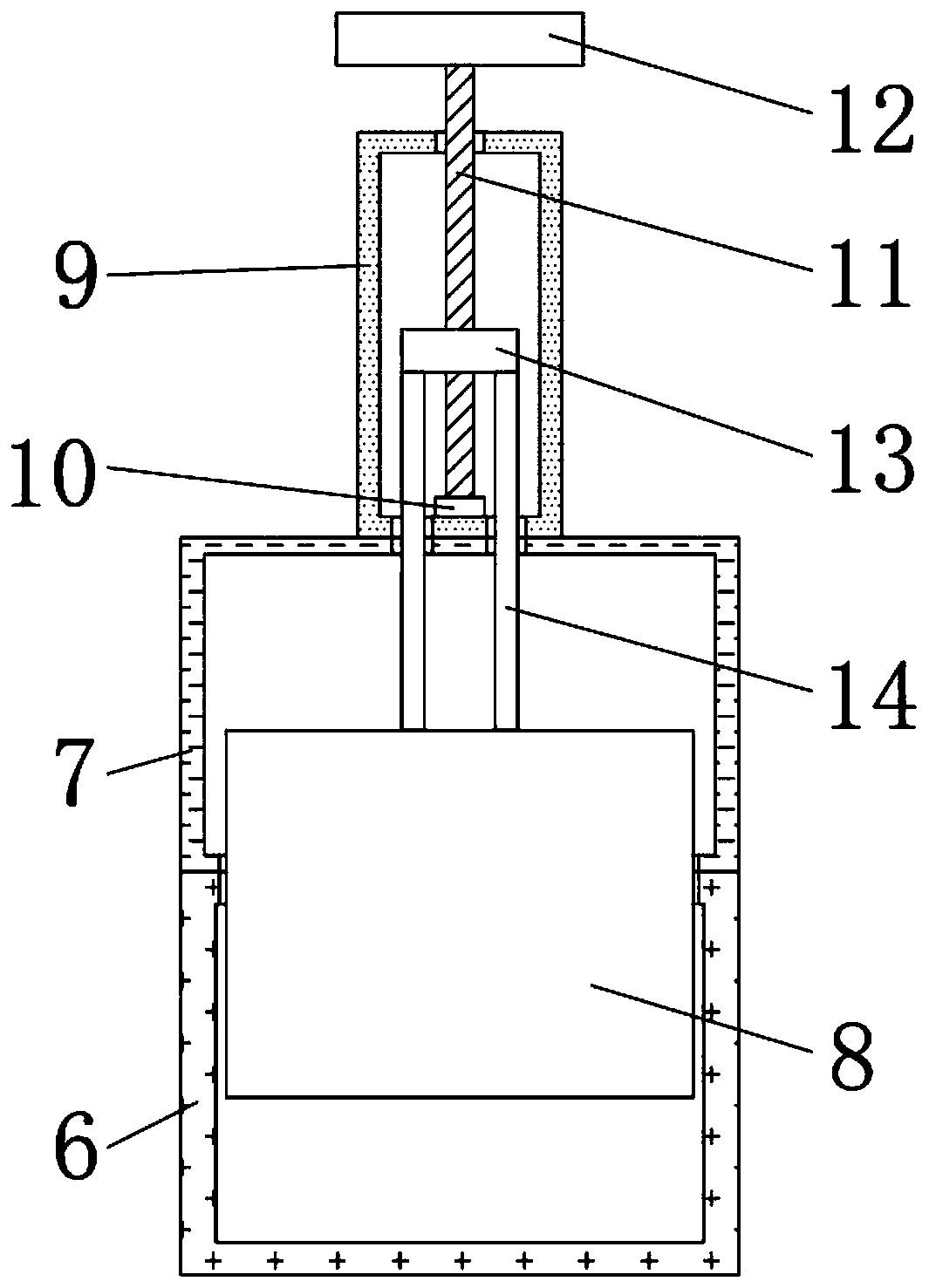 Protective vegetation water storage structure for bank protection dam