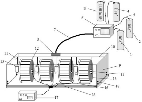 Sleep apnea hypopnea hypoventilation syndrome simulation animal model device and method