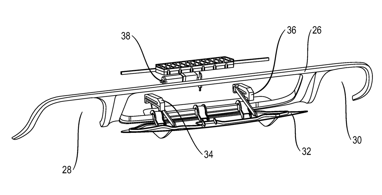 Rear-end diffuser arrangement for a motor vehicle