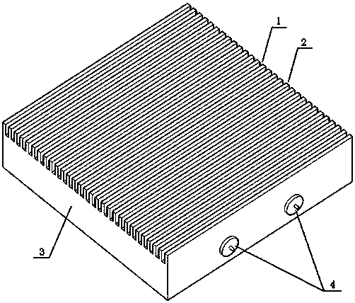 A split heating platform for cavity in-line metal packaging