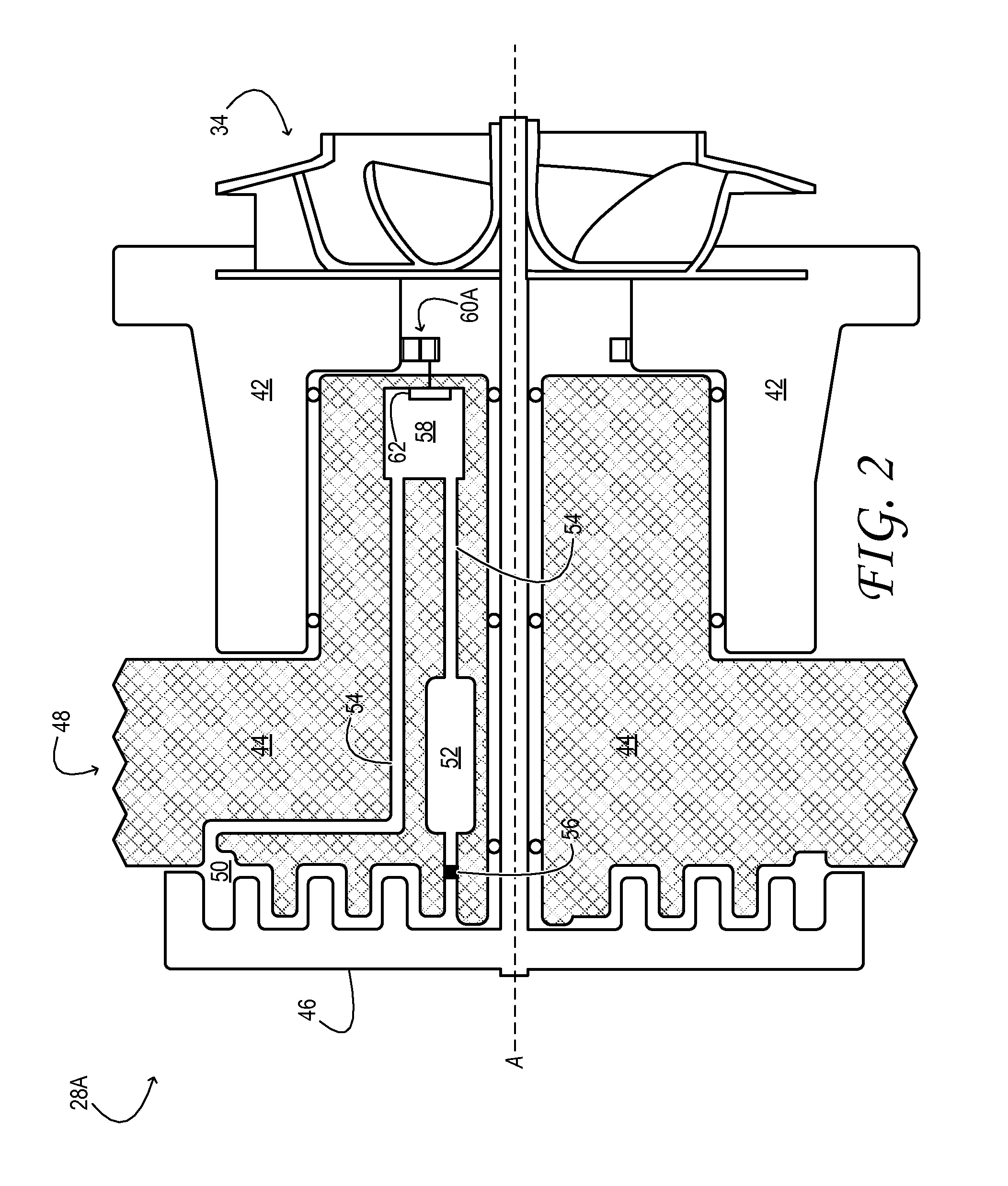 Disengageable coolant pump for engine