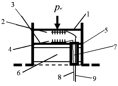 Aircraft fuel oil oil-amount measurement system based on fiber bragg grating sensor