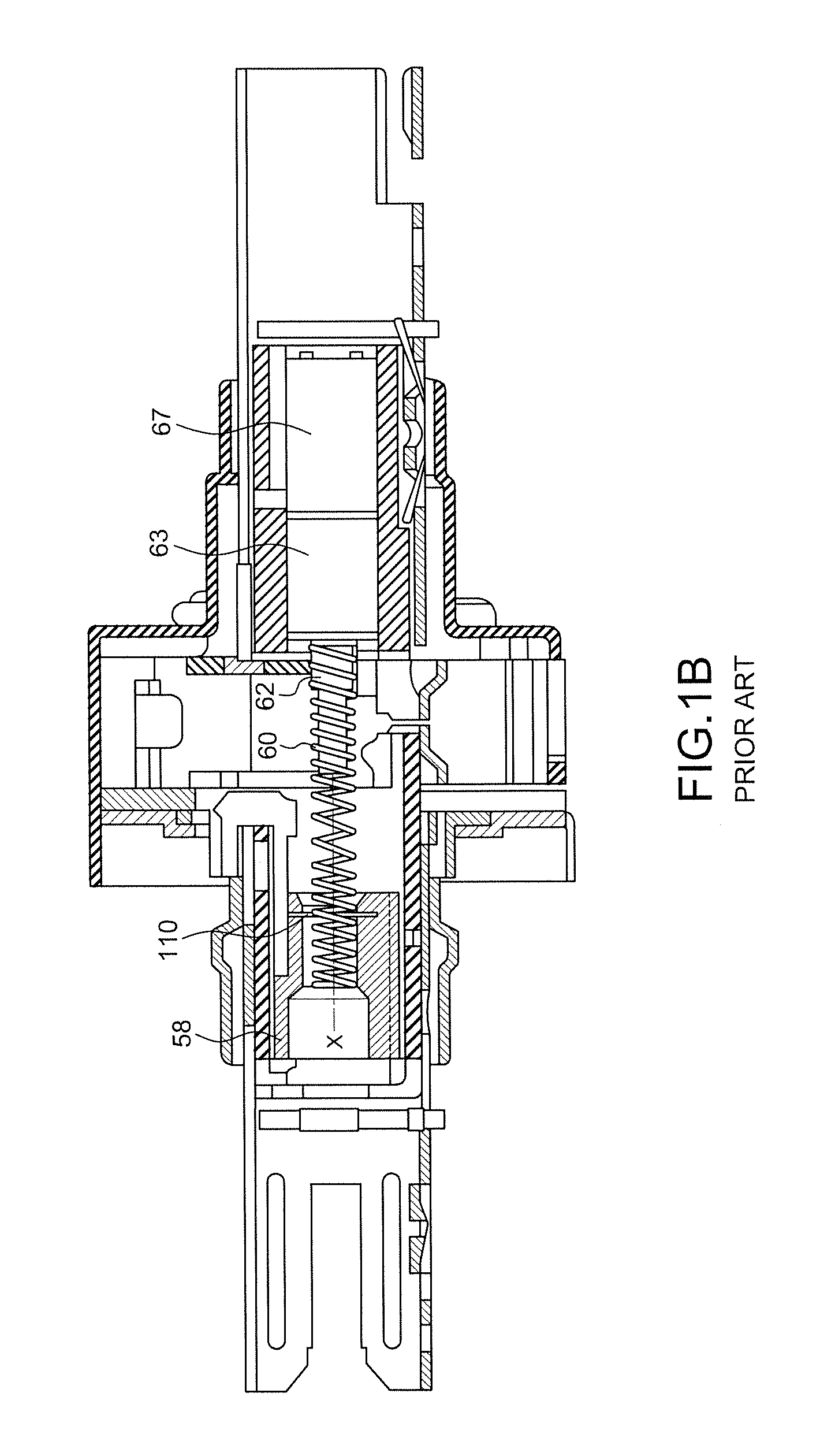 Driving device for an electric lock latch