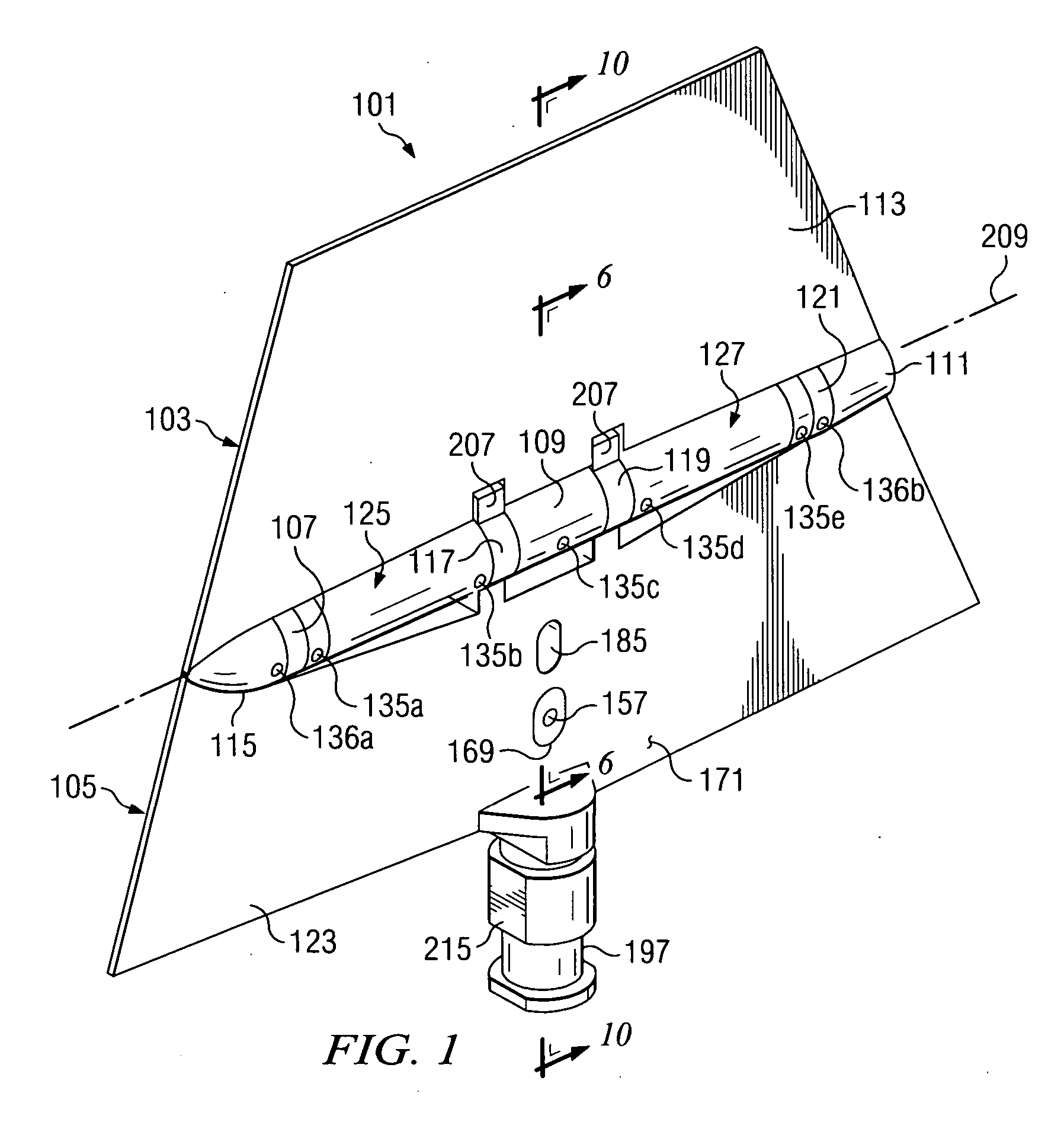 Foldable, lockable control surface and method of using same