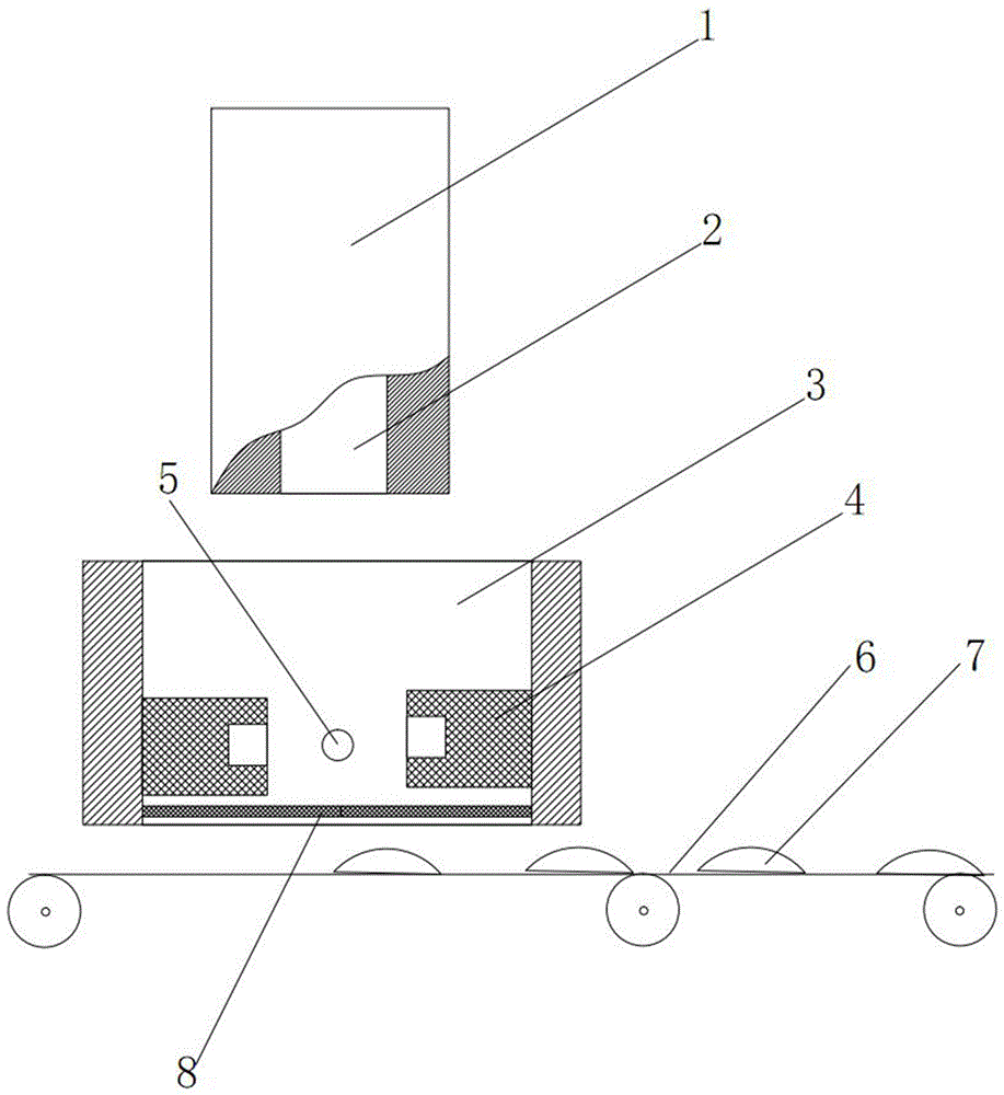 Core-injected Chinese evergreenchinkapin seed cake production device and method thereof