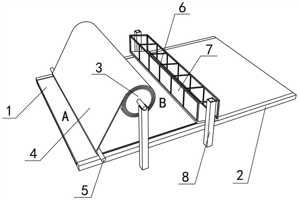 A new production process and material distribution device for soft stone secondary distribution