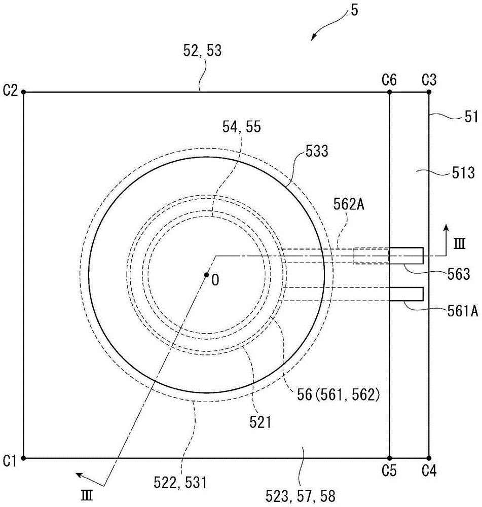 Interference filter, interference filter manufacturing method, optical module, electronic apparatus, and bonded substrate