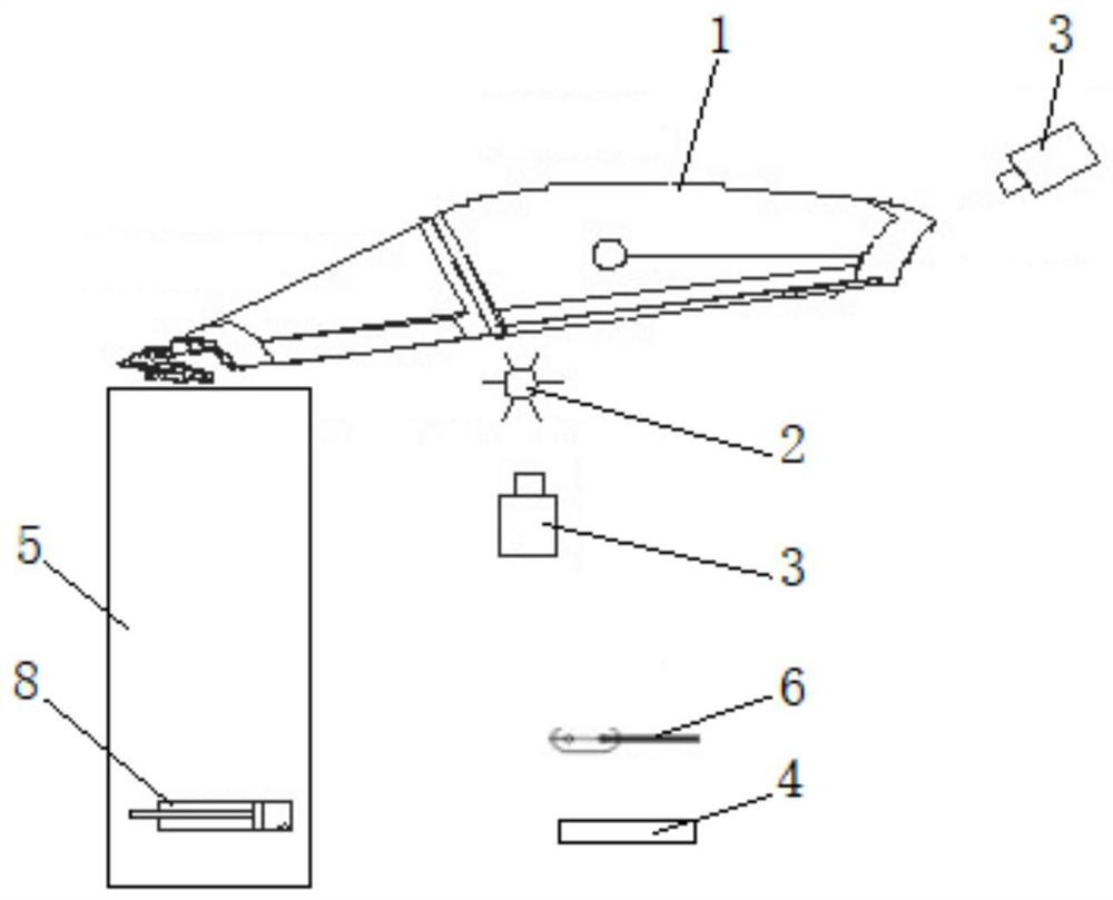 Aircraft canopy jettisoning test system and analysis method thereof