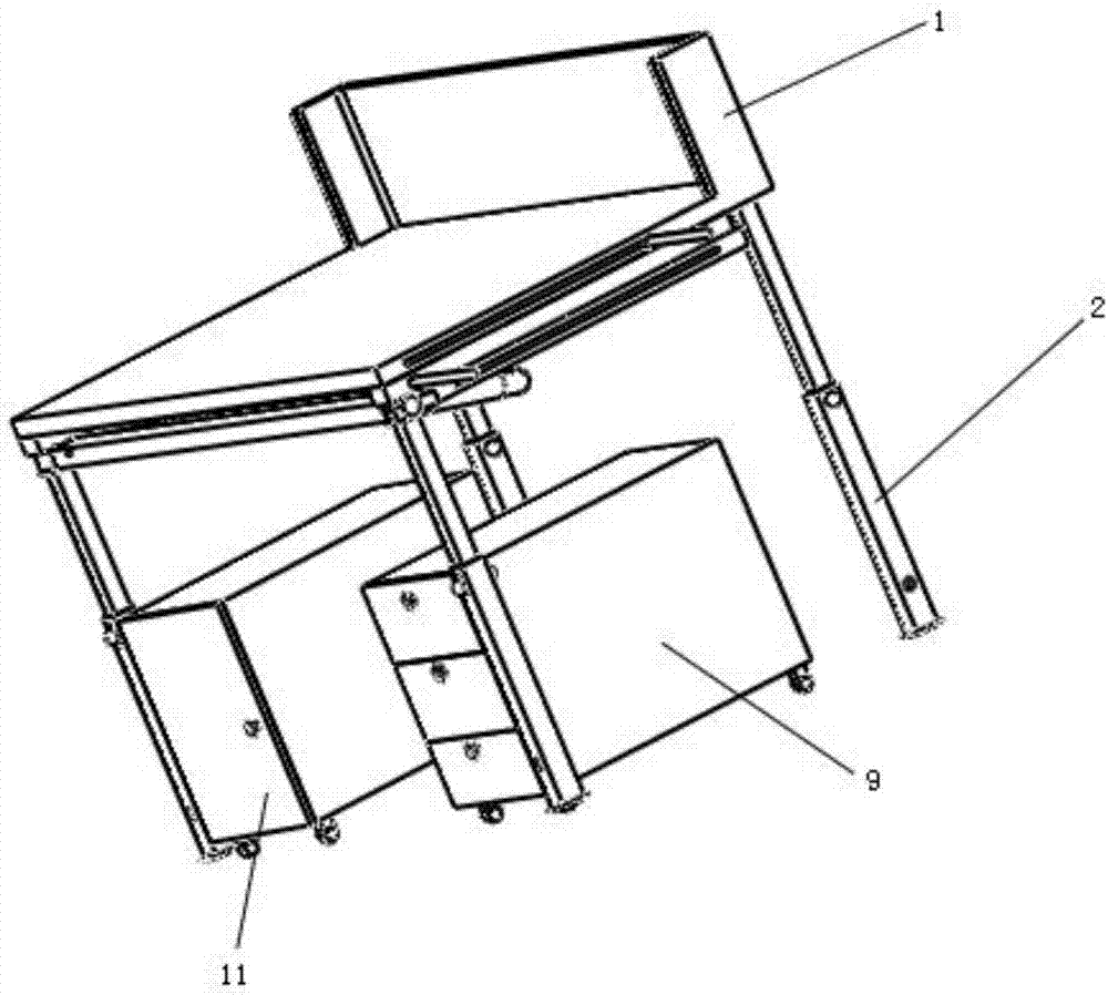 Multifunctional desk