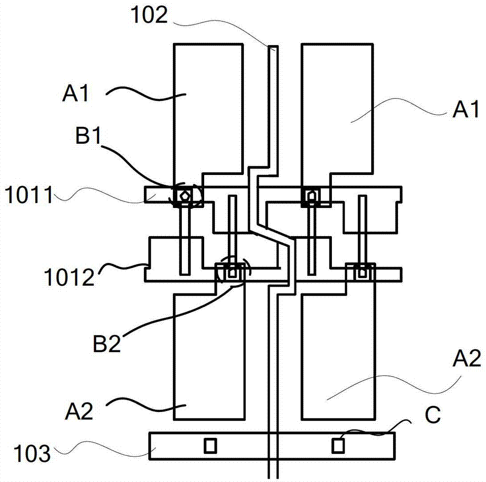 Array substrate, liquid crystal display panel and driving method