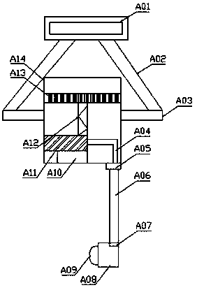 A high-density detection device for raising shrimp and its application method