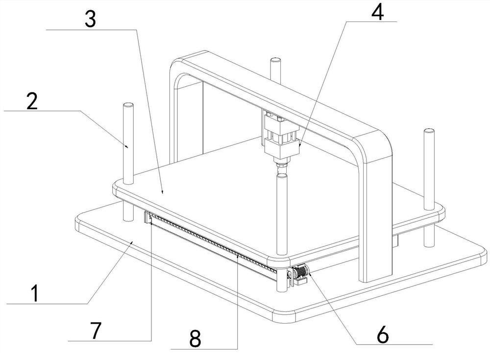 Medical plastic bag heat sealing mold and using method thereof