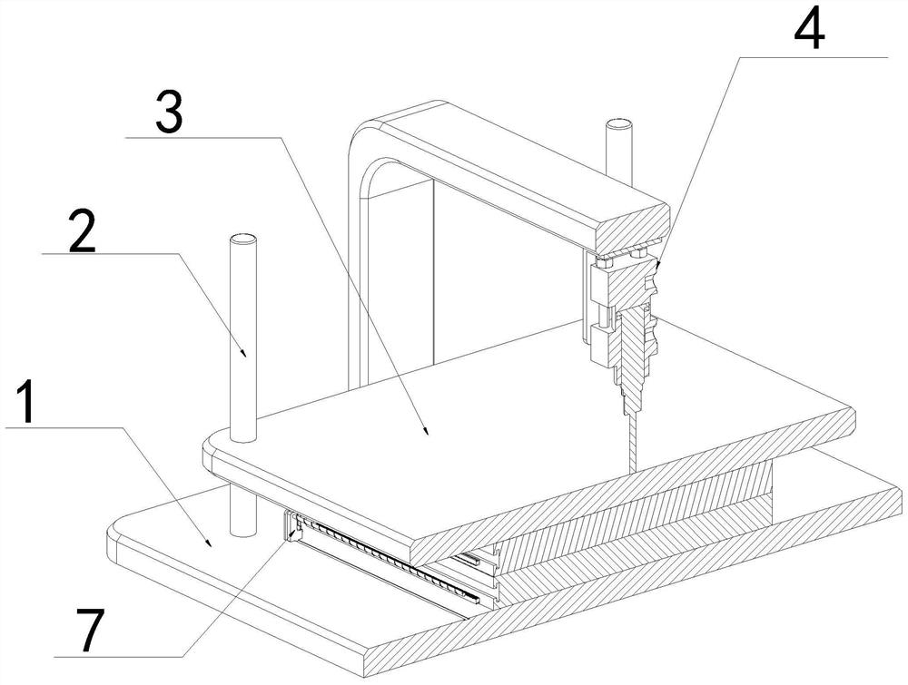 Medical plastic bag heat sealing mold and using method thereof