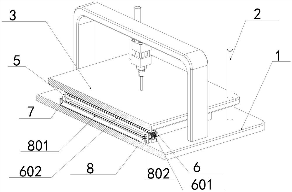 Medical plastic bag heat sealing mold and using method thereof