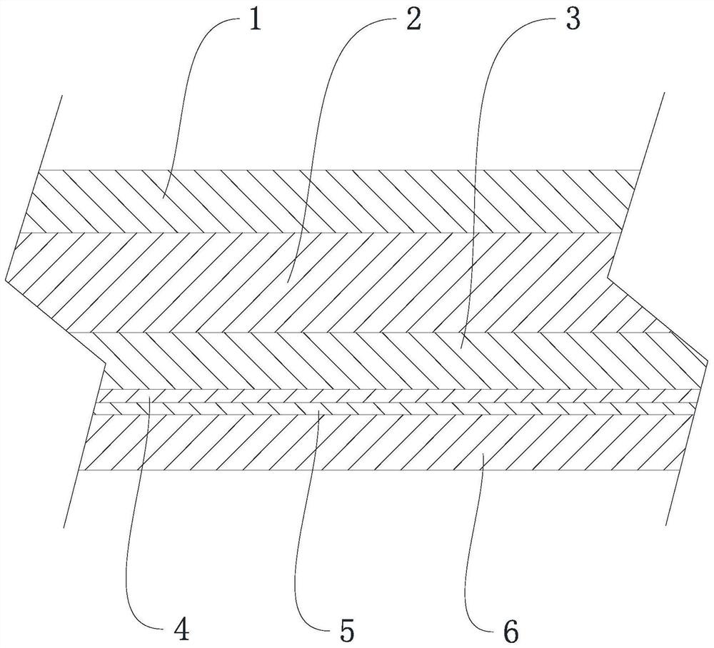 Process method for realizing color display on black and white screen